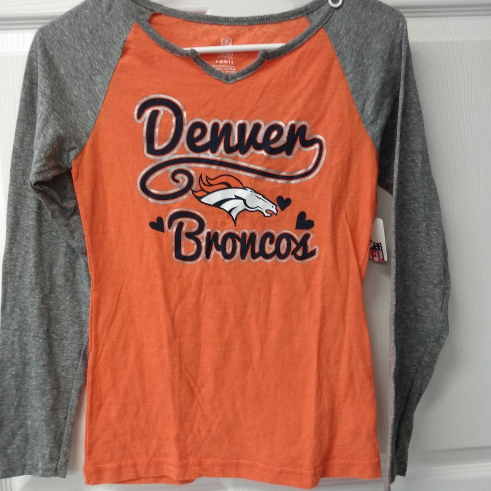 Woman's large Denver Bronco shirt